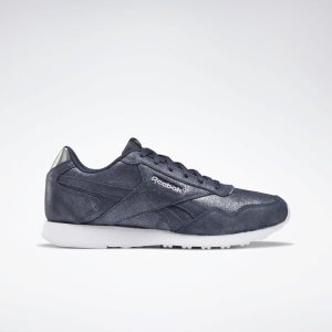 Adidasy Damskie Reebok Royal Glide LX Granatowe/Białe/Srebrne PL 61SNDIX